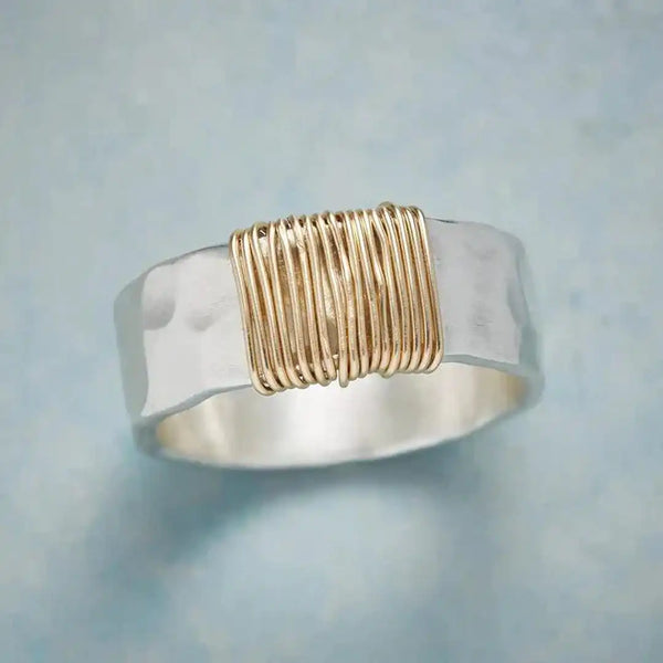Vintage Draad Zilveren Ring – ring van Alma Sieraden